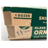 Vintage Shiny Brite and Mercury Glass Ornament