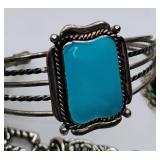Turquoise Jewelry 10 Piece Lot