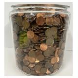 Circulated Pennies 33 lbs
