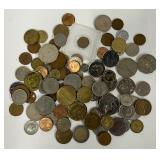95 Piece  LOT Foreign Currency Coins