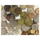 95 Piece  LOT Foreign Currency Coins