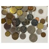 95 Piece  LOT Foreign Currency Coins