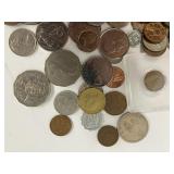 95 Piece  LOT Foreign Currency Coins