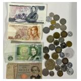 Foreign Currency Coins and Bills
