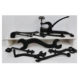 Antique Cast Iron Rivet Press Punch and Wrenchs Ford