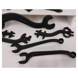 Antique Cast Iron Rivet Press Punch and Wrenchs Ford