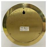 Vintage Howard Miller Brass Clock Nautical Theme Works