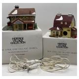 Two Department 56 Heritage Village Collection New England Village Series