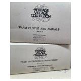 LOT Department 56 Heritage Village Collection Accessories 7 PC