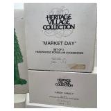 LOT Department 56 Heritage Village Collection Accessories 7 PC