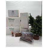 Department 56 The Heritage Collection Accessories and Trees Lot of 5