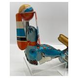 Tin Toys Lithograph Duck and Ducklings Wyandotte or J. Chein & Co. Circus Clown and Seal