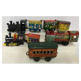 Louis Marx Co. Casey Jr. Disneyland Express Tin Litho Windup Toy Vintage and other Tin Train Pieces