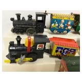 Louis Marx Co. Casey Jr. Disneyland Express Tin Litho Windup Toy Vintage and other Tin Train Pieces