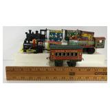 Louis Marx Co. Casey Jr. Disneyland Express Tin Litho Windup Toy Vintage and other Tin Train Pieces