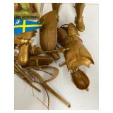 Vintage Marx Sir Gordon the Gold Knight Action Figure and Accesories with Orignal Box 1960’s