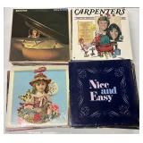 LOT of 54 - Vintage LP Records, Various Genre, Carpenters, Andy Williams
