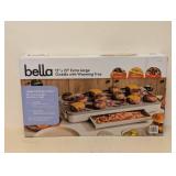 NEW BELLA 12”x22”” EXTRA LARGE GRIDDLE WITH WARMING TRAY