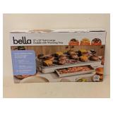 NEW BELLA 12”x22”” EXTRA LARGE GRIDDLE WITH WARMING TRAY