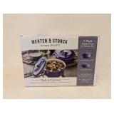 NEW MERTEN & STORCK DUTCH OVEN & BRAISER SET 2PK.