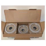 NEW ANCHOR HOCKING GOODE SUNDRY JAR GLASS STORAGE 3PK.