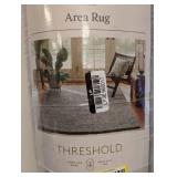 NEW THRESHOLD AREA RUG (5’x7’) GRAY SHAG