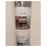 NEW THRESHOLD AREA RUG (5’x7’) GRAY AND BLUE PERSIAN