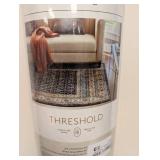 NEW THRESHOLD AREA RUG (5’x7’) GRAY AND BLUE PERSIAN