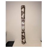 NEW THRESHOLD AREA RUG (5’x7’) BROWN AND WHITE PATTERNED