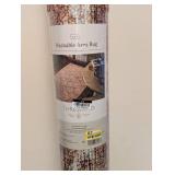 NEW THRESHOLD WASHABLE AREA RUG (4’x6’) RUST DIAMOND