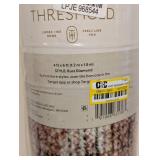 NEW THRESHOLD WASHABLE AREA RUG (4’x6’) RUST DIAMOND