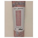 NEW RUGGABLE X BRIDGERTON WASHABLE RUG (2.5’x7’) PINK FLORAL