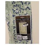 NEW MOHAWK HOME AREA RUG (4’x6’) REMNANT GREEN PERSIAN