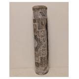 NEW THRESHOLD RUNNER ( 28”x84”) TAN AND ROSE BORDER