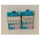 NEW (2) THE PIONEER WOMAN SMALL WINDOW CURTAIN SET 3PCS.