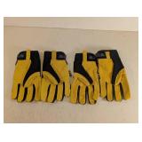 (2) HYDRA HYDE LARGE WORK GLOVES