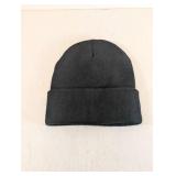 (12) NEW BLACK WINTER HATS
