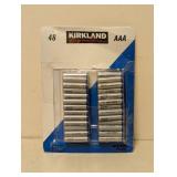 NEW KIRKLAND SIGNATURE AAA 48 CT. BATTERIES