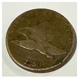 1858 Flying Eagle Cent