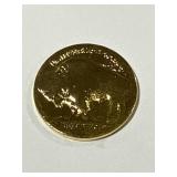24kt Gold Plated Buffalo Nickel