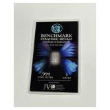 1 Grain .999 Silver Bar