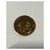 .999 24kt Gold Plated Dime
