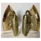 Pair of Cast Iron No 6 Flat/Sad Irons - Used at Bookends