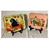 Vintage Metal Tin Collection - Wind Up Comic Circus Tin Toy Train, 1970