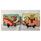 Vintage Metal Tin Collection - Wind Up Comic Circus Tin Toy Train, 1970