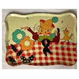 Vintage Metal Tin Collection - Wind Up Comic Circus Tin Toy Train, 1970