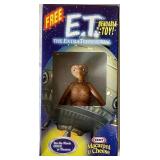 Assorted Collection of Kids Toys - 10 Beanie Babies,  b  9 Toy Story Plush, 2 E.T. Bendable Toy, 7 Grave Diggers Lights & Lanyards and More