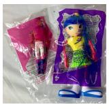 McDonalds Happy Meal Toys - Dolls- Madame Alexander(5), Barbie (2), Betty Spaghetty (2) and Barbie(2) and 1 Clifford Wendy