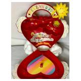 Vintage Care Bears Cloud Car and Care Bears Care-A -Lot Playset with 5 Care Bears Poseable Action Figures