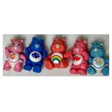 Vintage Care Bears Cloud Car and Care Bears Care-A -Lot Playset with 5 Care Bears Poseable Action Figures
